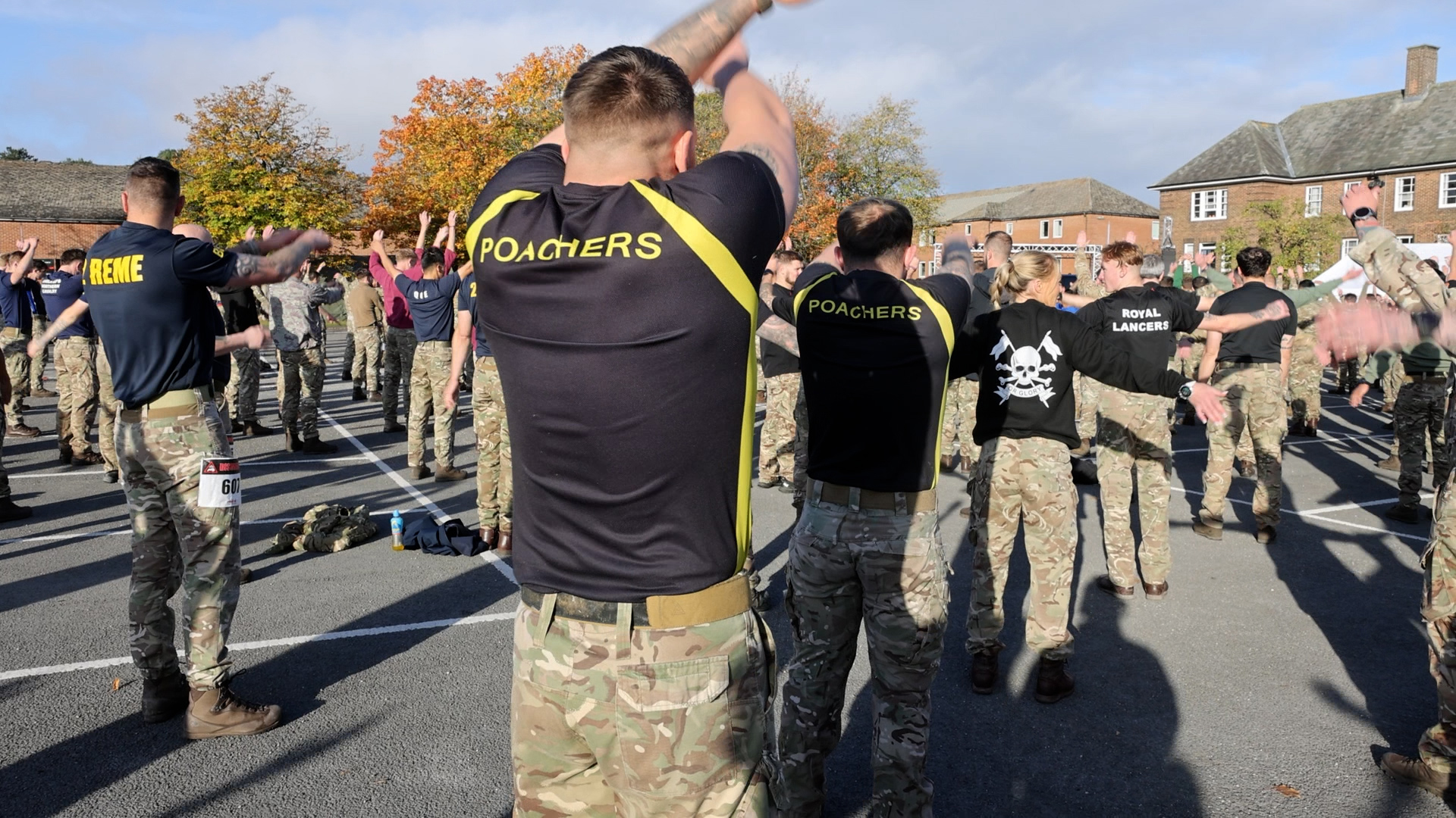 This year's gruelling event attracted entrants from across the British Army - as well as overseas allies (Picture: BFBS)